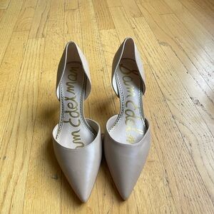 Sam Edelman Womens Jaina Leather Stiletto D'Orsay Heels